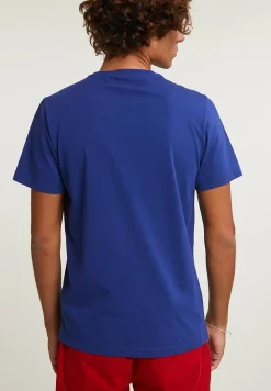 Fashion River Woods Normal fit basic T-shirt korte mouwen royal blue -