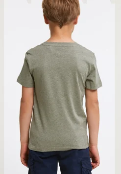 Online River Woods Normal fit basic T-shirt korte mouwen safari mix -