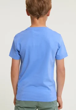 Best River Woods Normal fit basic T-shirt korte mouwen carribean blue -