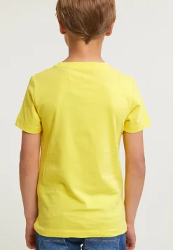 Clearance River Woods Normal fit basic T-shirt korte mouwen lemonade -