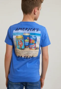 Best River Woods Normal fit basic T-shirt korte mouwen evening blue -