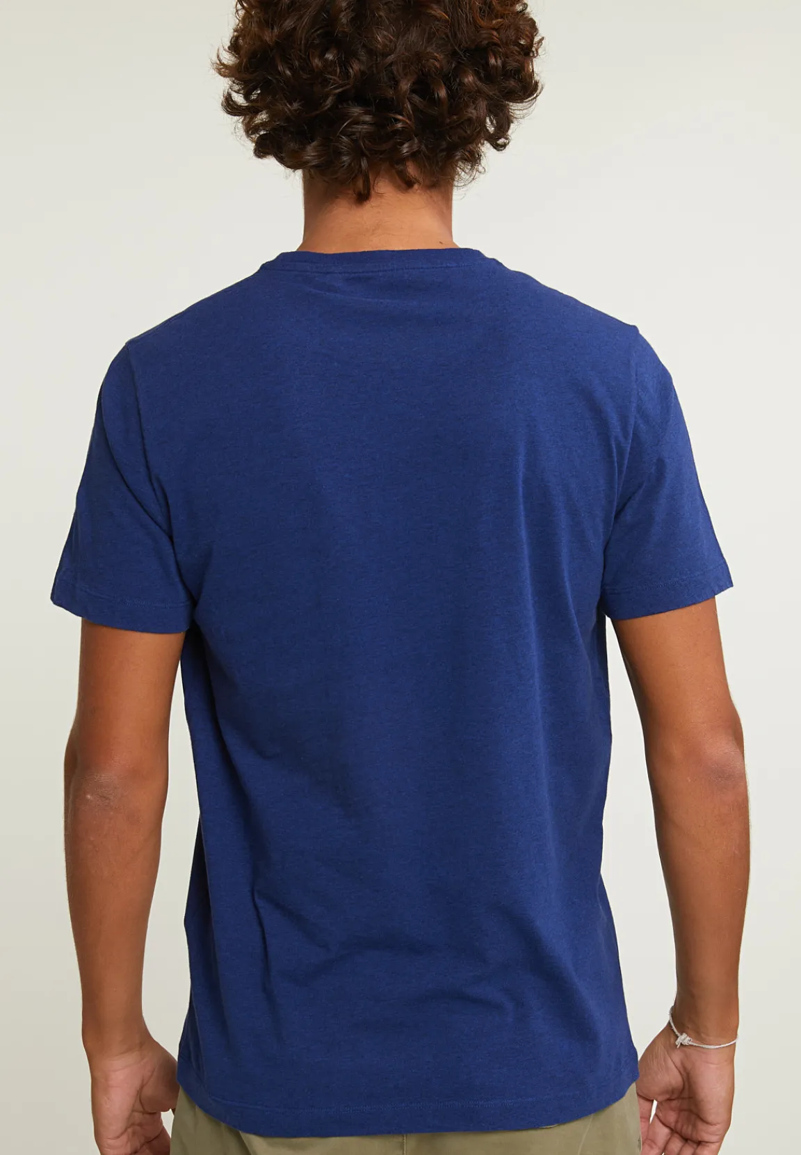 Best River Woods Normal fit basic T-shirt korte mouwen saphire mix -