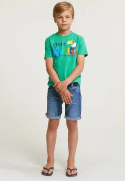 New River Woods Normal fit basic T-shirt korte mouwen apple -