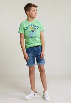 Sale River Woods Normal fit basic T-shirt korte mouwen mojito -