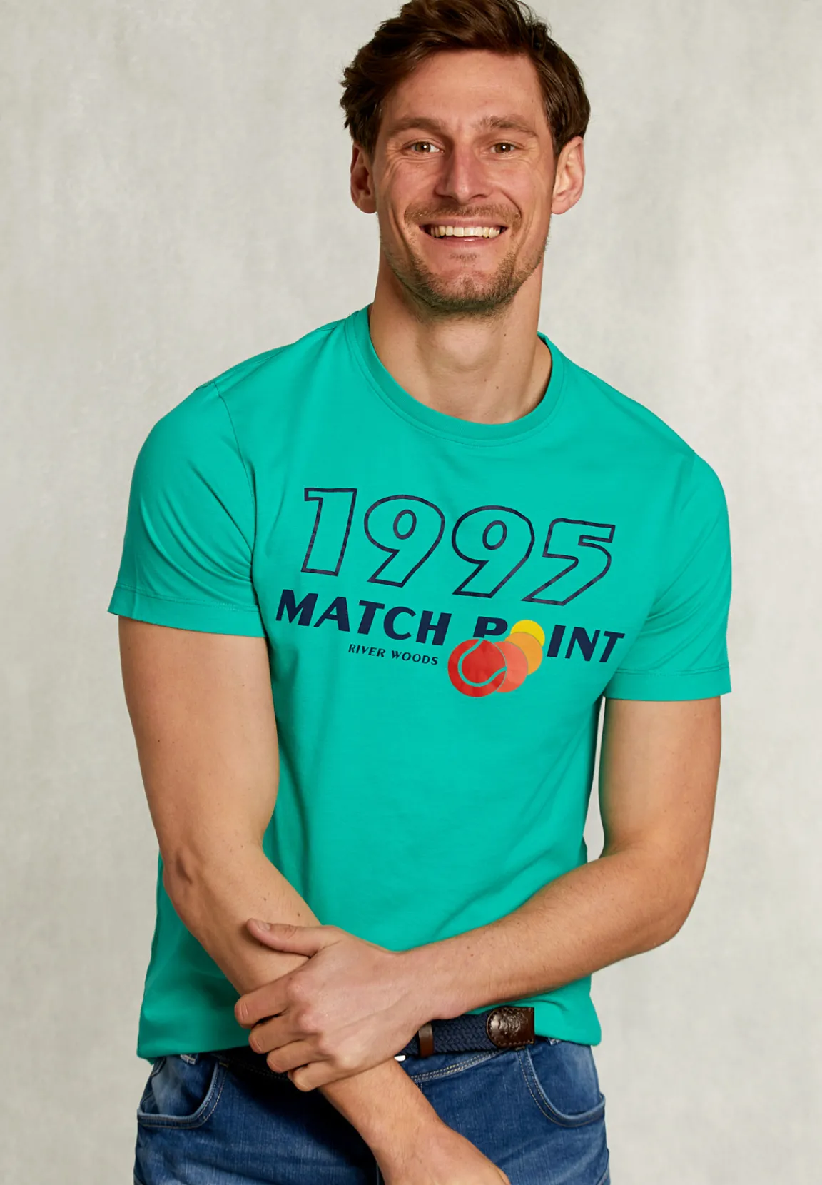 Clearance River Woods Normal fit basic T-shirt moscow mule -
