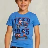 Hot River Woods Normal fit basic T-shirt ocean -