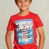 Fashion River Woods Normal fit basic T-shirt pomegranate -
