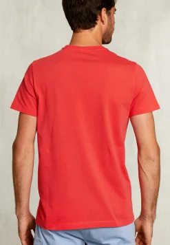 Online River Woods Normal fit basic T-shirt pomegranate -