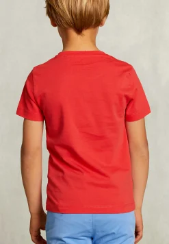 New River Woods Normal fit basic T-shirt pomegranate -