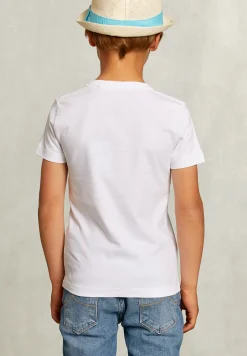 Sale River Woods Normal fit basic T-shirt wit -