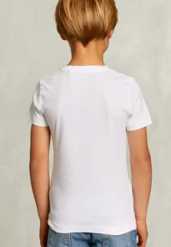Best River Woods Normal fit basic T-shirt wit -