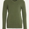 Discount River Woods Normal fit basic V-hals trui jeep mix -