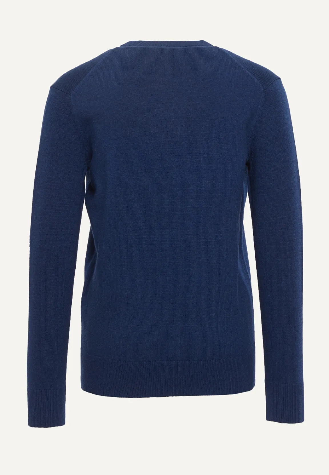 Clearance River Woods Normal fit basic V-hals trui night denim mix -