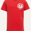 Clearance River Woods Normal fit katoenen fantasie T-shirt strawberry -