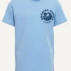 Hot River Woods Normal fit katoenen fantasie T-shirt porcelaine -