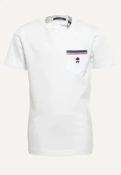 Clearance River Woods Normal fit katoenen fantasie T-shirt wit -