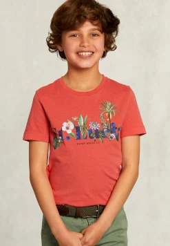 Best River Woods Normal fit T-shirt dark cosmopolitan -