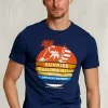 Sale River Woods Normal fit T-shirt oxford blauw -