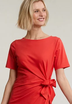 Discount River Woods Oranje jerseyjurk korte mouwen -
