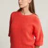 Online River Woods Oranje katoenen trui ronde hals -