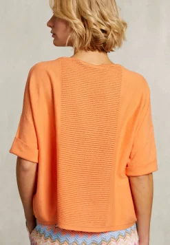 Online River Woods Oranje trui ajour op rug -