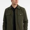 Outlet River Woods Overshirt jasje opgestikte zakken kaki -