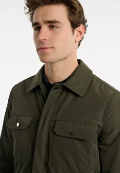 Outlet River Woods Overshirt jasje opgestikte zakken kaki -