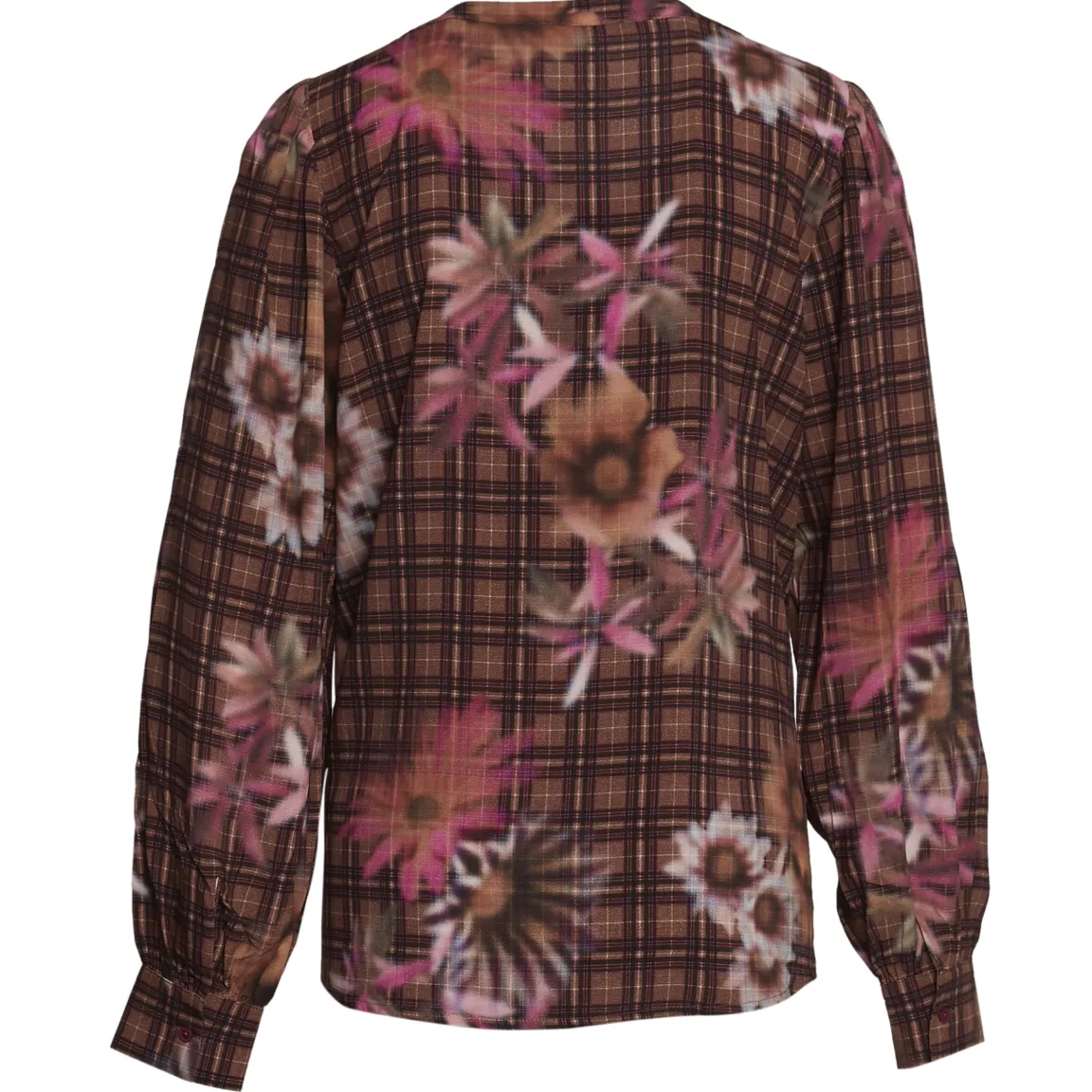 Best River Woods Oversized slipoverblouse in bruin -