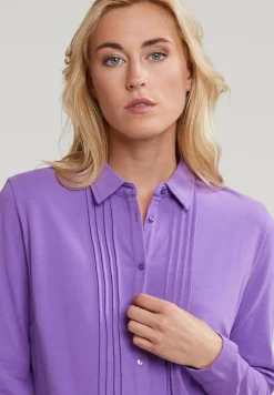 Outlet River Woods Paarse klassieke T-shirt lange mouwen -