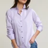 Discount River Woods Paars/wit gestreepte blouse lange mouwen -