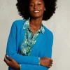 Hot River Woods Petrol basic V-hals cardigan -