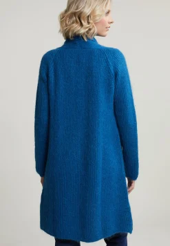 Online River Woods Petrol lange cardigan lange mouwen -