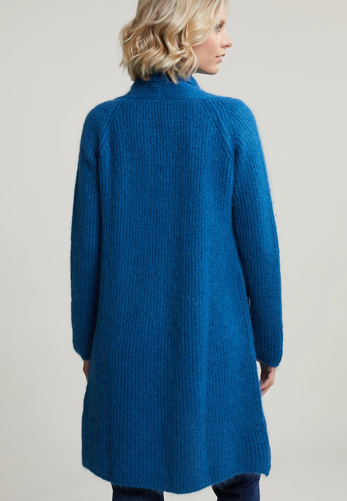 Online River Woods Petrol lange cardigan lange mouwen -