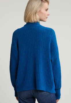 Outlet River Woods Petrol wollen V-hals cardigan -