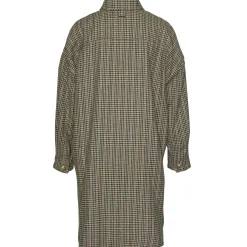 Fashion River Woods Pied-de-poule hemdjas in groen -