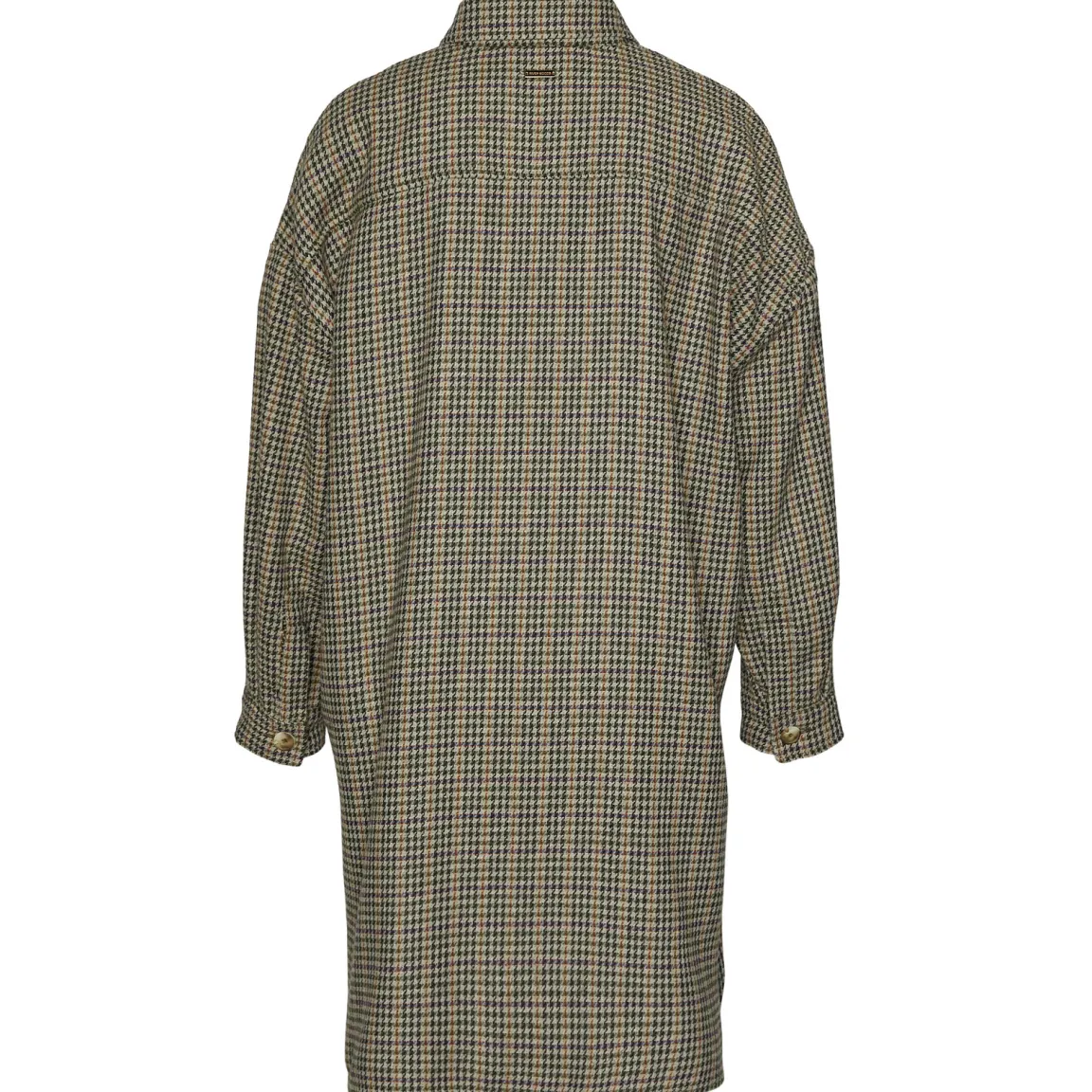 Fashion River Woods Pied-de-poule hemdjas in groen -