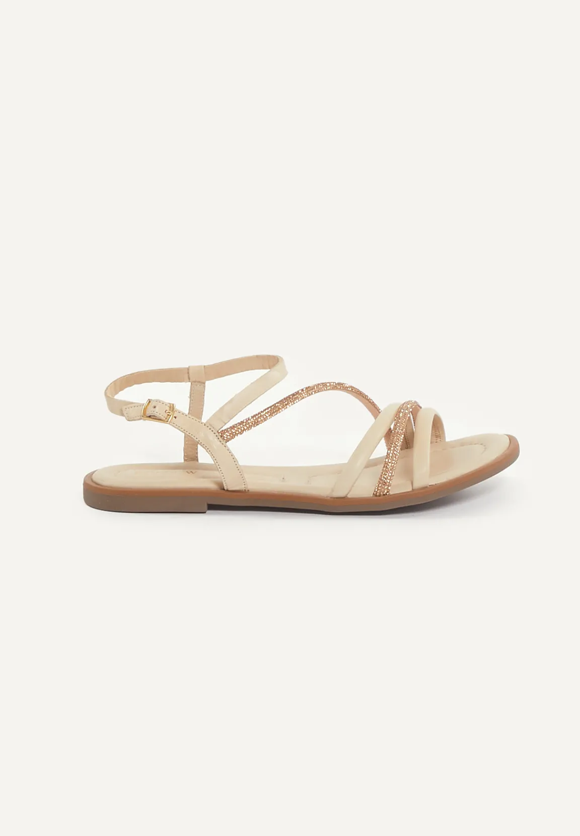 Sale River Woods Platte sandalen beige -