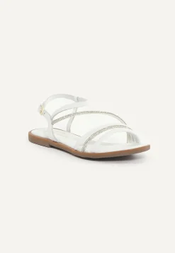 Online River Woods Platte sandalen wit -