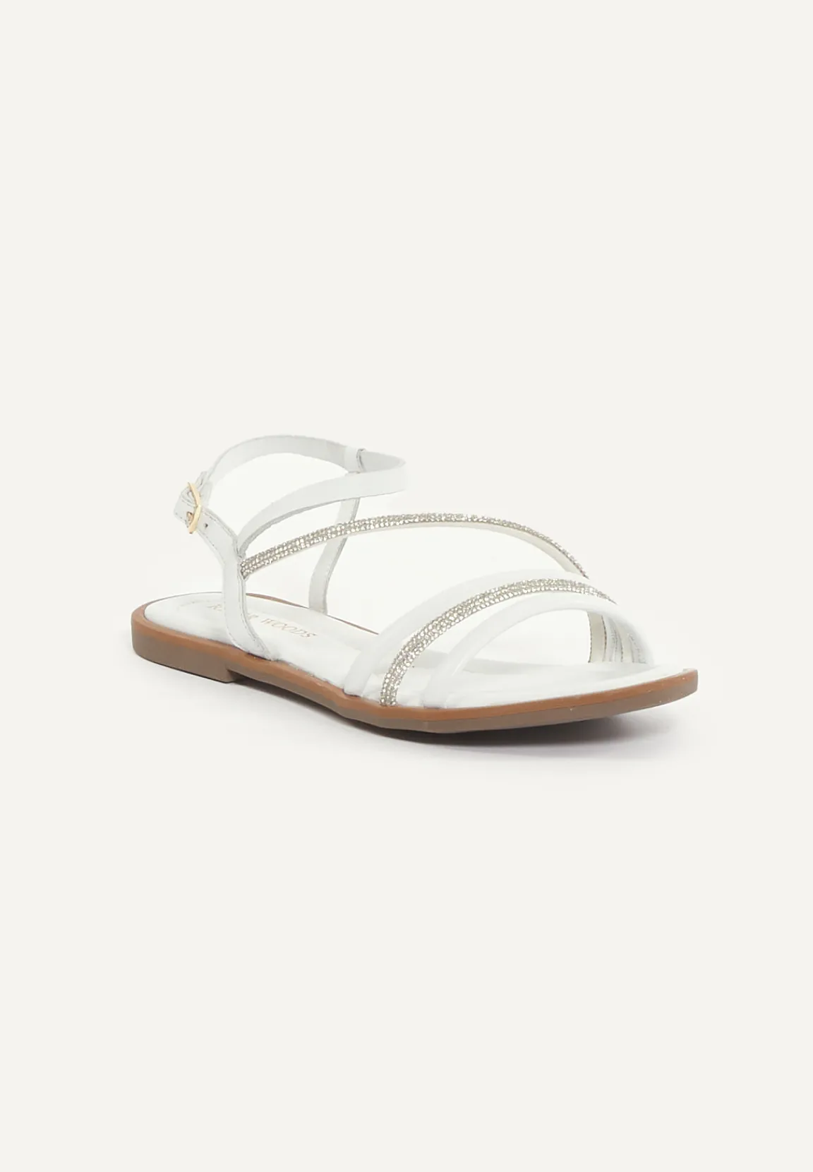 Online River Woods Platte sandalen wit -