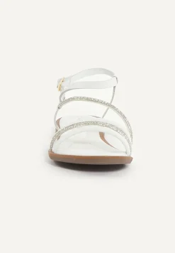 Online River Woods Platte sandalen wit -