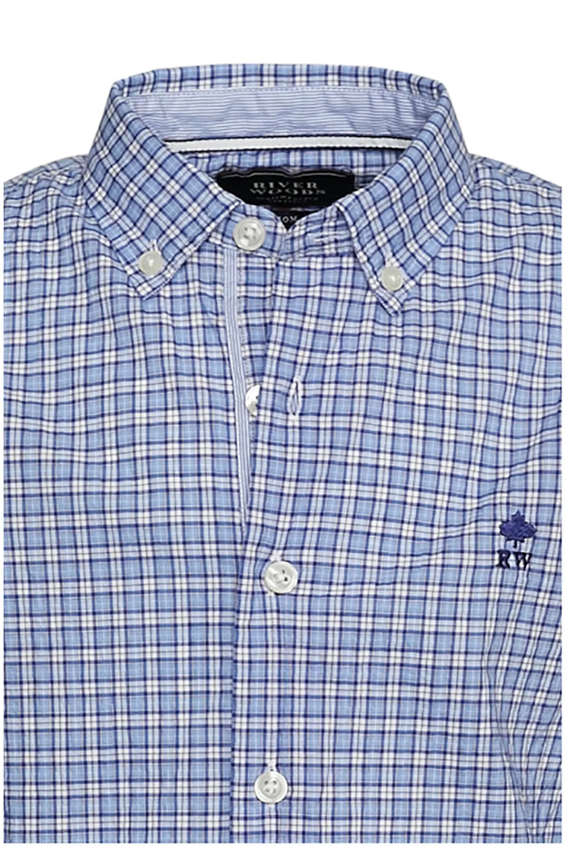 New River Woods Princeton shirt in blauw -