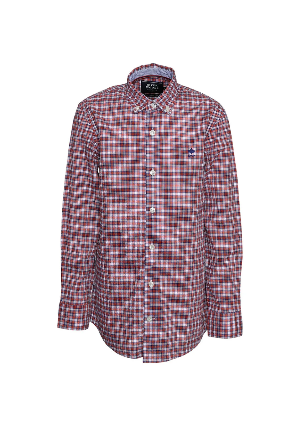 Best River Woods Princeton shirt in rood -