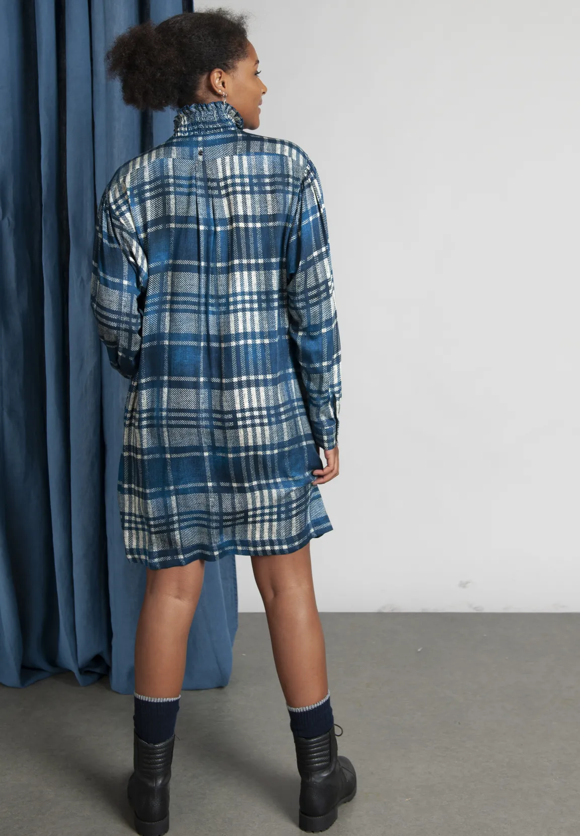 Hot River Woods Rechte jurk in viscose in multi -