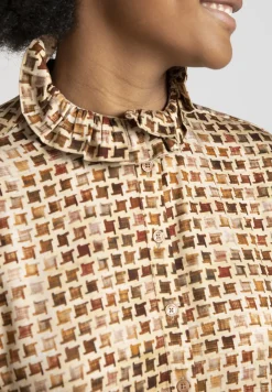 Sale River Woods Rechte jurk in viscose in bruin -