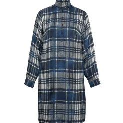 Hot River Woods Rechte jurk in viscose in multi -