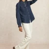 Online River Woods Rechte stretch broek cream -