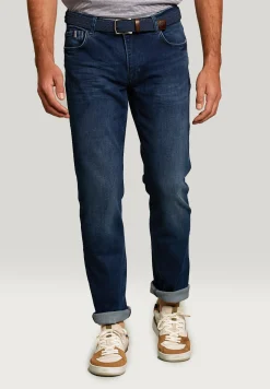 Fashion River Woods Regular fit basic 5-pocket jeansbroek dark stone -