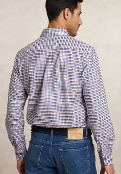 Clearance River Woods Regular fit comfort stretch hemd multi -