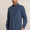 Hot River Woods Regular fit geruit flanellen hemd groen/blauw -