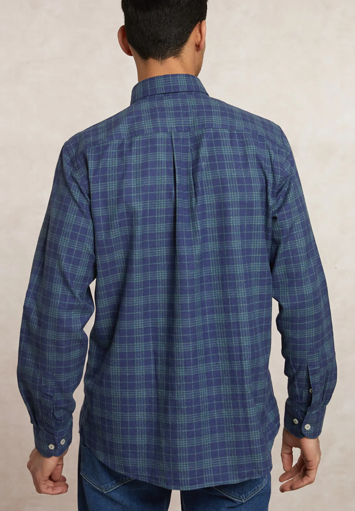 Hot River Woods Regular fit geruit flanellen hemd groen/blauw -